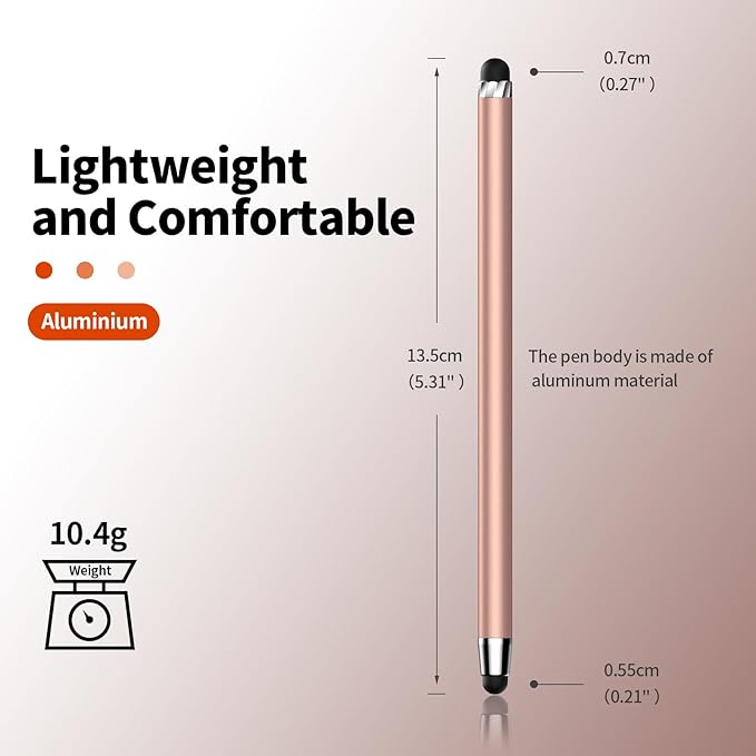 10 PCS Stylus, Stylus Pen for Touchscreen, Stylus 2-in-1 High Sensitivity & - Image 3