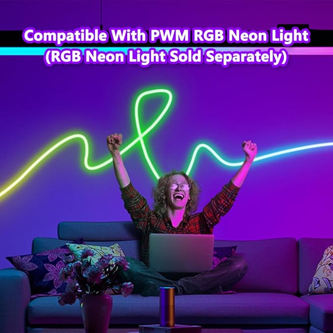 BTF-LIGHTING 5050SMD FCOB COB RGB RF Remote RC03RFB &4PCS C03RF LED Tuya LED - Image 6