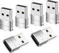 USB to USB C Adapter 6 packs for iPhone Fast Charging, Transfer and Type C OTG by Unknown