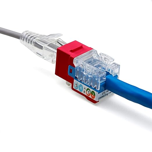 trueCABLE Cat6 Keystone Jack, Unshielded, 90 Degree Punch-Down, PoE++ 100W - Image 7