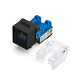 trueCABLE Cat6 Keystone Jack, Unshielded, 90 Degree Punch-Down, PoE++ 100W by trueCABLE