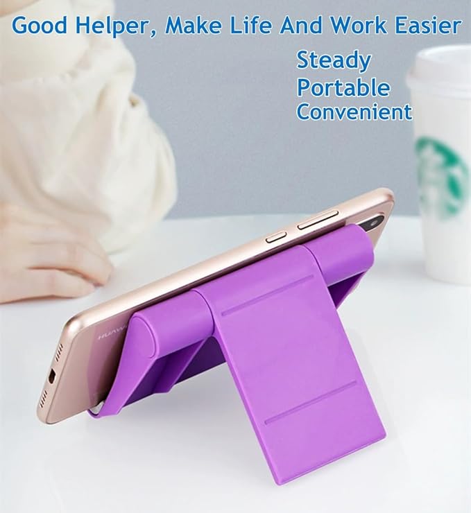 Portable Adjustable Cell Phone Stand, 2 Pack, Universal Fit - Image 6