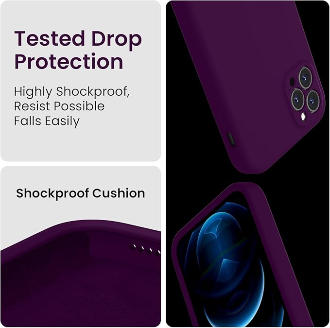 FireNova Designed for iPhone 13 Pro Case, Silicone Upgraded Phone Case with - Image 4