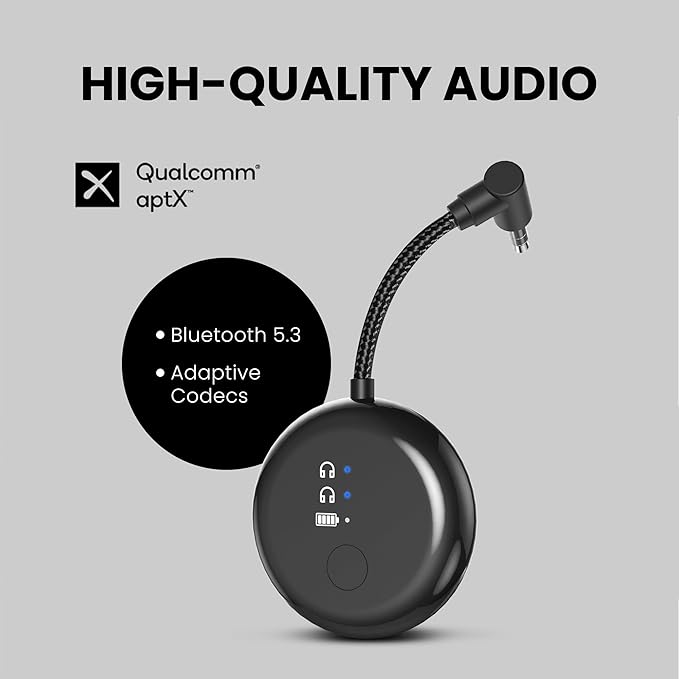 Avantree SoundJet R1 – Airplane Bluetooth Adapter - Image 3