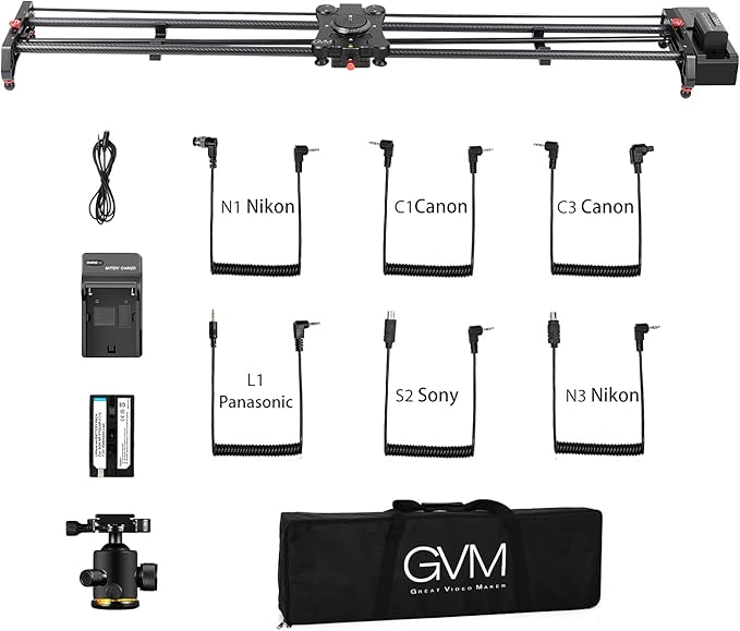 GVM Motorized Camera Slider, Support Video Mode, Time Lapse Photography - Image 5