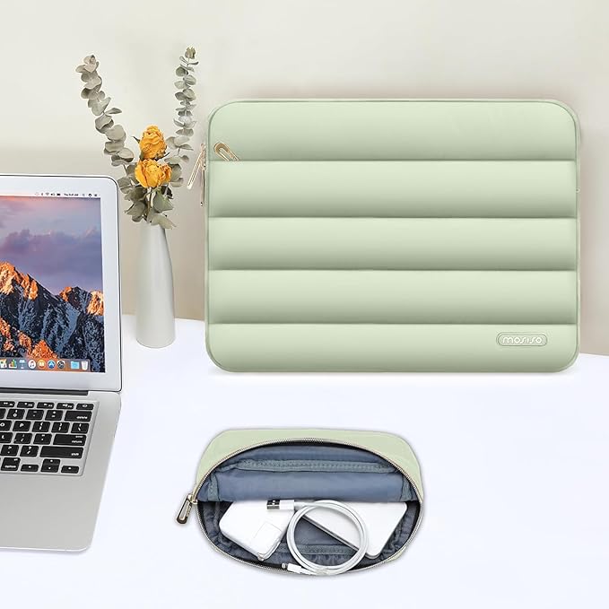 MOSISO 13.3 inch Laptop Case, 13-13.3 inch Puffy Laptop Sleeve Compatible - Image 8