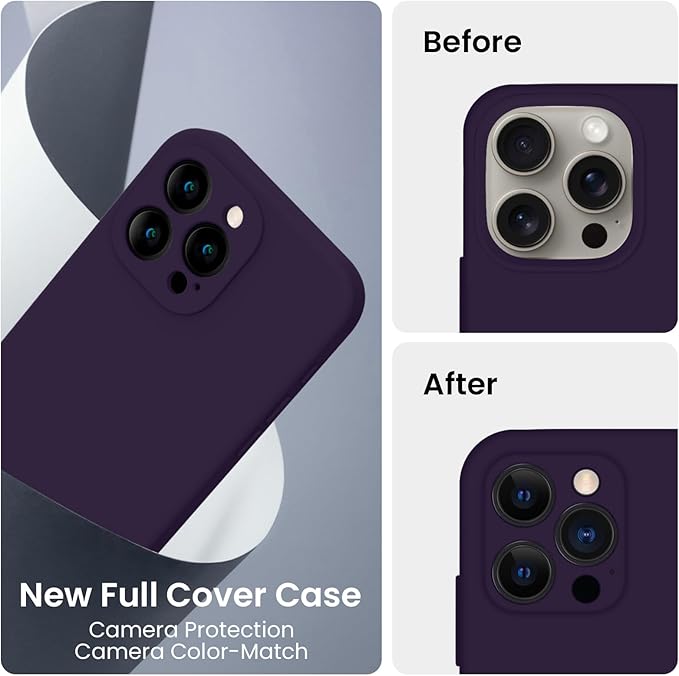 FireNova Designed for iPhone 15 Pro Case, Silicone Upgraded Phone Case with - Image 3