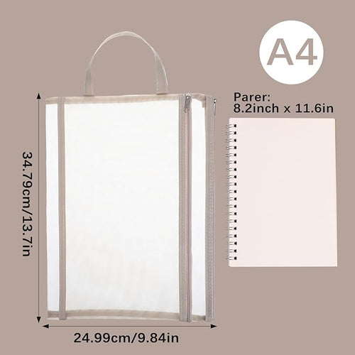 10 Pack Colored Mesh Zipper Pouch Bags, Double-Layer Nylon Puzzle Building - Image 2