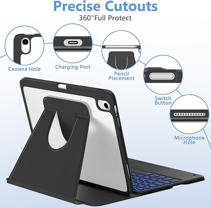TaIYanG Touchpad for iPad A16 11th/10th Generation Case - Image 7