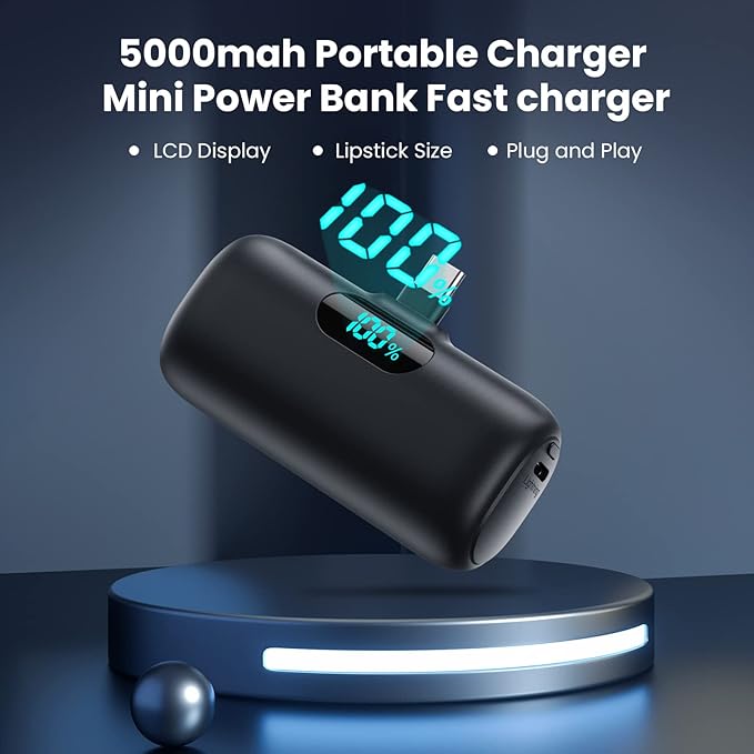 Samll Portable Charger for iPhone 16/15 Series, 5000mAh 3A PD USB C Power Bank - Image 7