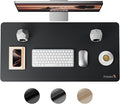 ProtoArc Leather Desk Mat, Large Mouse Pad- 31.5×15.8 inch, Non-Slip PU Leather by ProtoArc