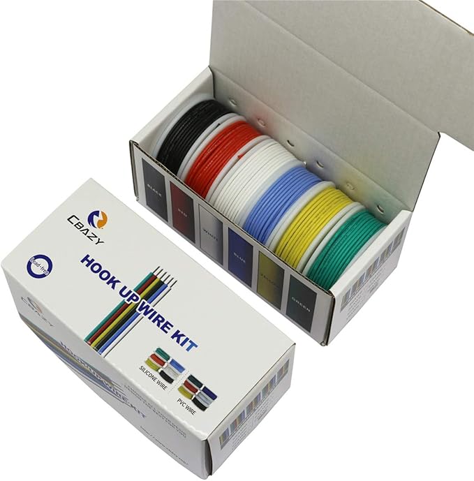CBAZY™ Hook up Wire Kit 20 Gauge Flexible Silicone Rubber Electric Wire 6 - Image 4