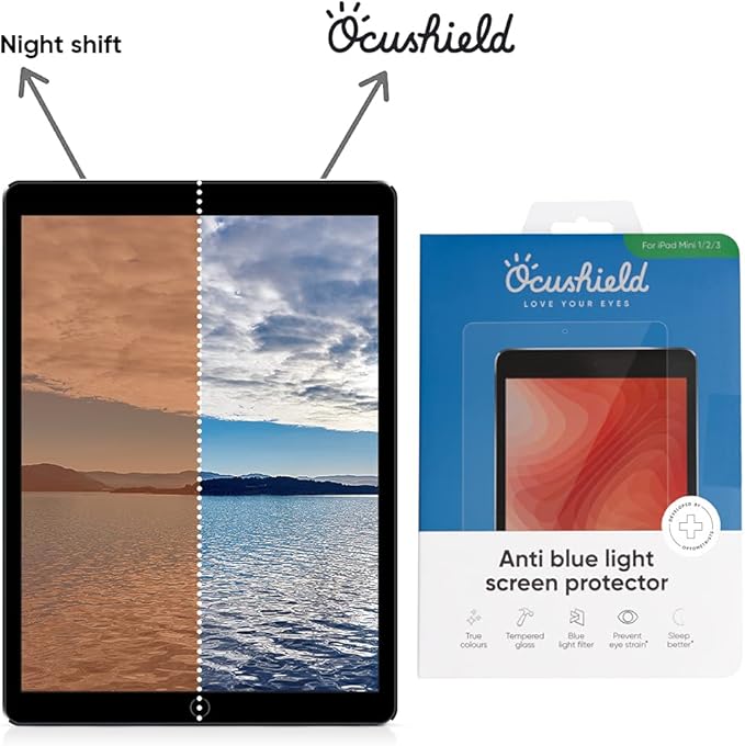 Ocushield Anti Blue Light Tempered Glass Screen Protector - Image 7