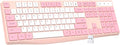 Lovaky Wireless Keyboard, 2.4G Ergonomic Wireless Computer Keyboard, Enlarged by LovakyOfficeExpert