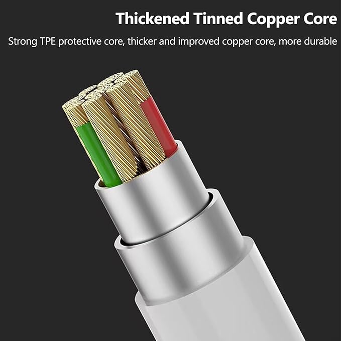 3-in-1 Aux to USB C Headphone Splitter USB-C to Dual 3.5mm Audio Adapter Dual - Image 7