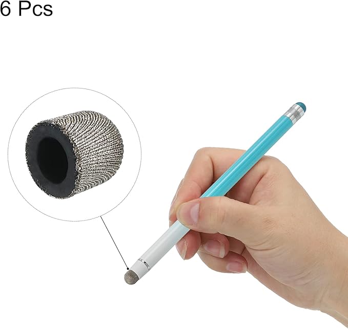 MECCANIXITY 6pcs 6.5mm Stylus Pen Fine Tips Conductive Fiber Capacitive Touch - Image 3