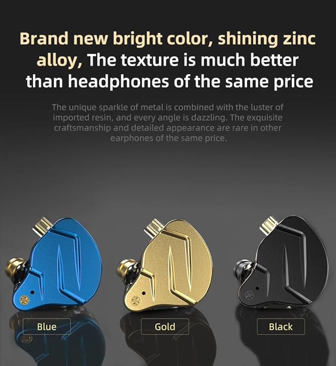 KZ ZSN PRO X IEM Earphones Dual Driver in Ear Monitor 1BA 1DD Wired Earphones - Image 2