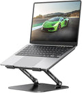 Adjustable Laptop Stand for Desk, Aluminum Portable Laptop Stand, Lightweight by Orlian