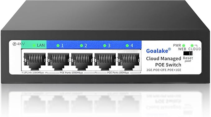 5-Port Ethernet PoE Switch by Goalake