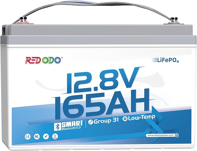 Redodo 12V 165Ah LiFePO4 Battery by PrimeDayRedodoSaveup55