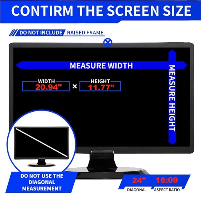 24 Inch Computer Privacy Screen - Image 3