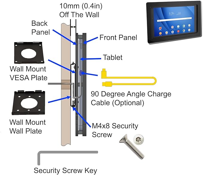 TABcare Anti-Theft Acrylic VESA Enclosure - Image 9