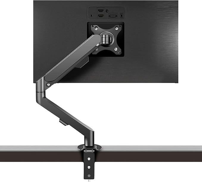 Monitor Arm Desk Mount Single 17-34 inch Portable Adjustable Vesa Stand Gas by HILLPORT