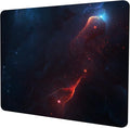 Space Galaxy Mouse Pad Personalized Design Customized Square Office Rubber by Shalysong