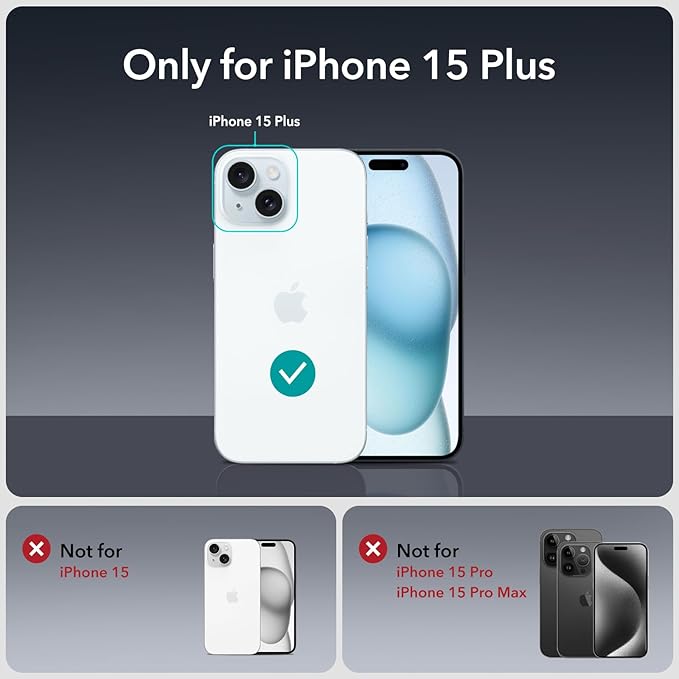 ESR 3+1 Pack for iPhone 15 Plus Privacy Screen Protector Set, Anti-spy - Image 9