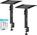 Set of 2 Studio Monitor Stands Desktop Speaker Stands Height Adjustable 12" to by Vondynote