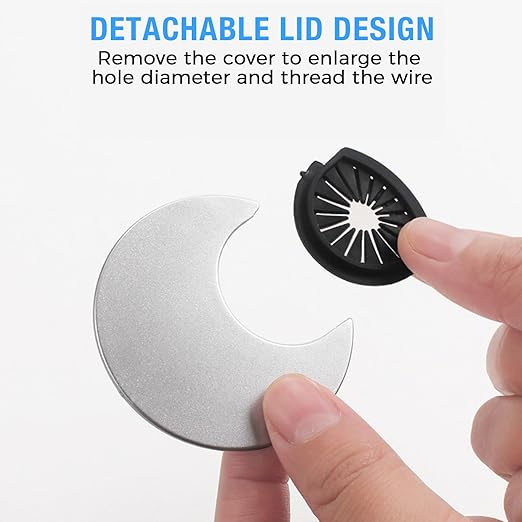 Desk Grommet 3-1/8", Desk Cord Hole Cover, Cable Grommet ABS Plastic, Desk Hole - Image 4