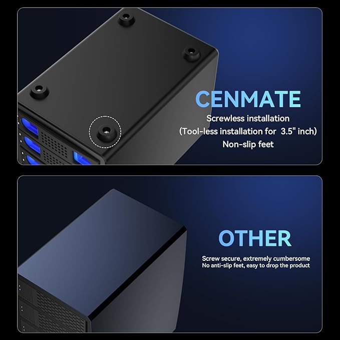 Aluminum 4 Bay 10Gbps Hard Drive Enclosure - Image 5