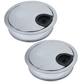 2 Pcs Desk Grommet 2-1/16" / 53 mm, Desk Cord Hole Cover, Cable Grommet Metal by EASYEAH