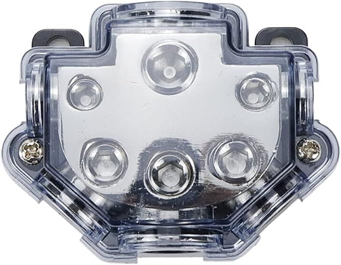 2pc Power Distribution Block Car Audio 1 in 5 Ways Out Car Audio Distributions - Image 5