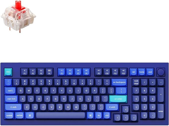 Keychron Q5 Wired Custom Mechanical Keyboard Knob Version, 96% Layout QMK/VIA by Keychron