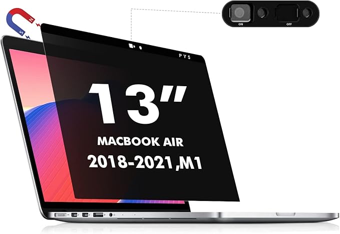 PYS macbook air 13 inch privacy screen Compatible by PYS
