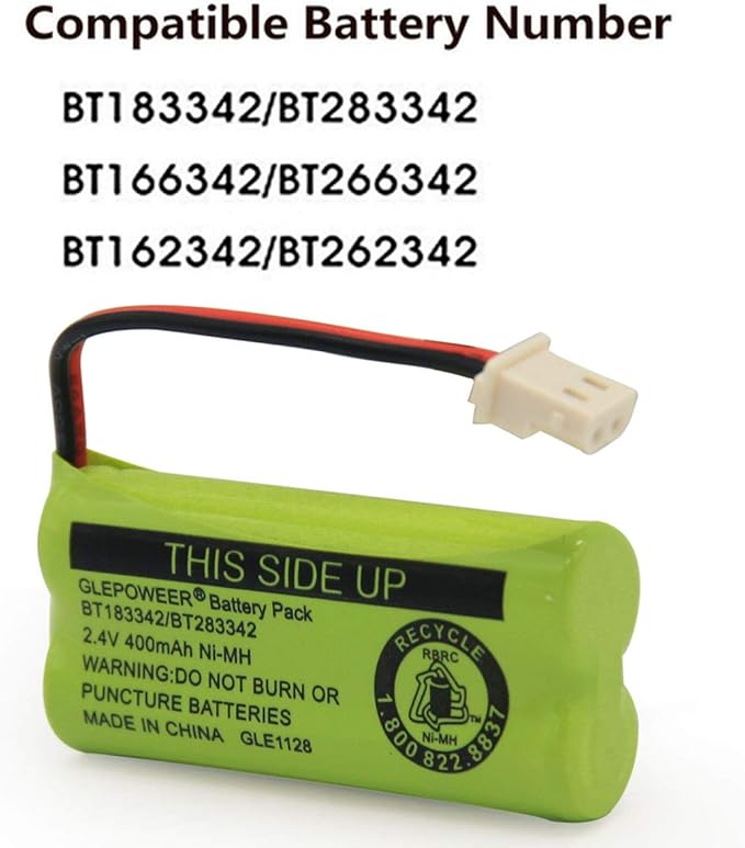 BT183342/BT283342 2.4V 400mAh Ni-MH Battery Pack, Also Compatible - Image 5