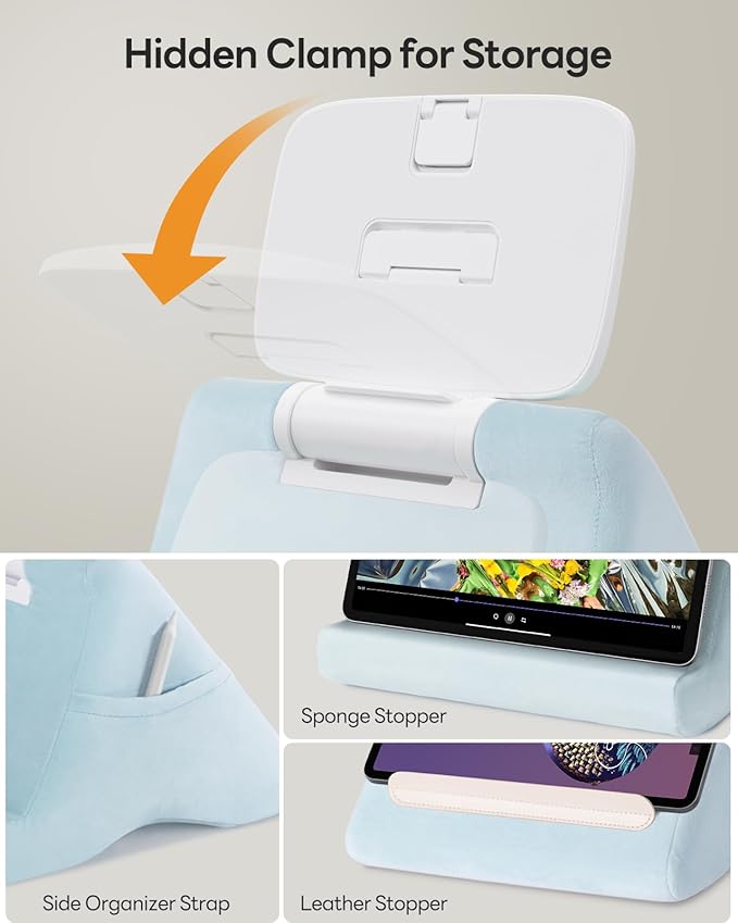 SAIJI Tablet Kindle Stand Pillow - Image 6
