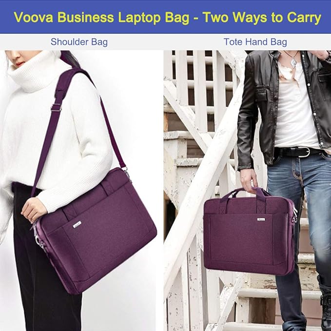 Voova Laptop Bag Case 15 15.6 16 Inch, Computer Sleeve Messenger Bag - Image 7
