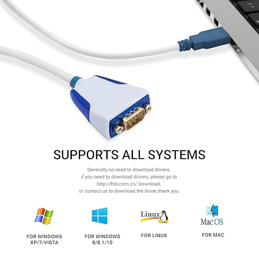 USB to DB9 Male RS232 Serial Converter Cable - Image 3