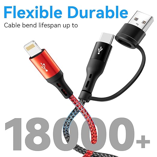 5 in 1 Multi Charging Cable 3.5A - Image 4