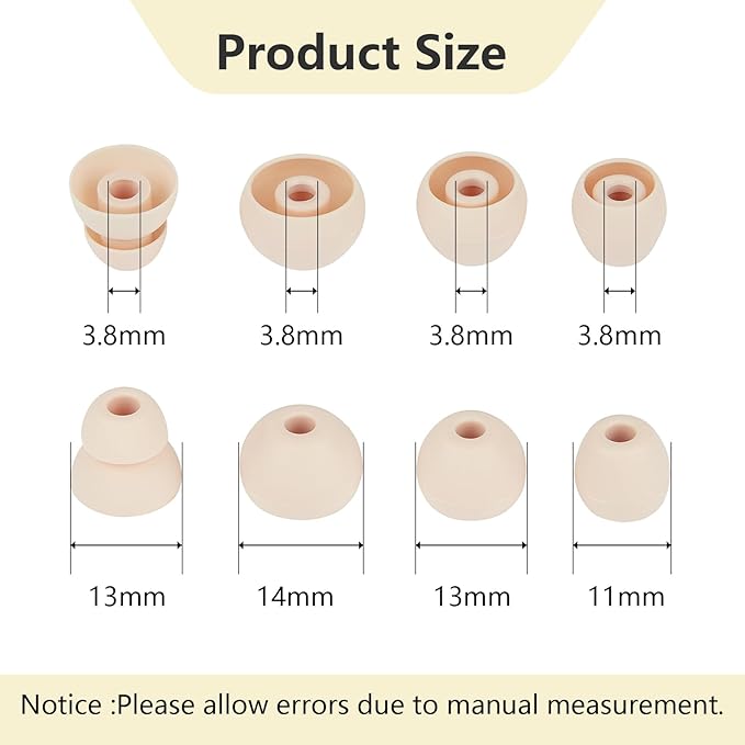 Silicone Replacement Earbud Tips Ear Tips Compatible - Image 2
