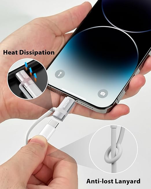 36W USB C to Lightning Adapter, Support PD Fast Charging Compatible - Image 3