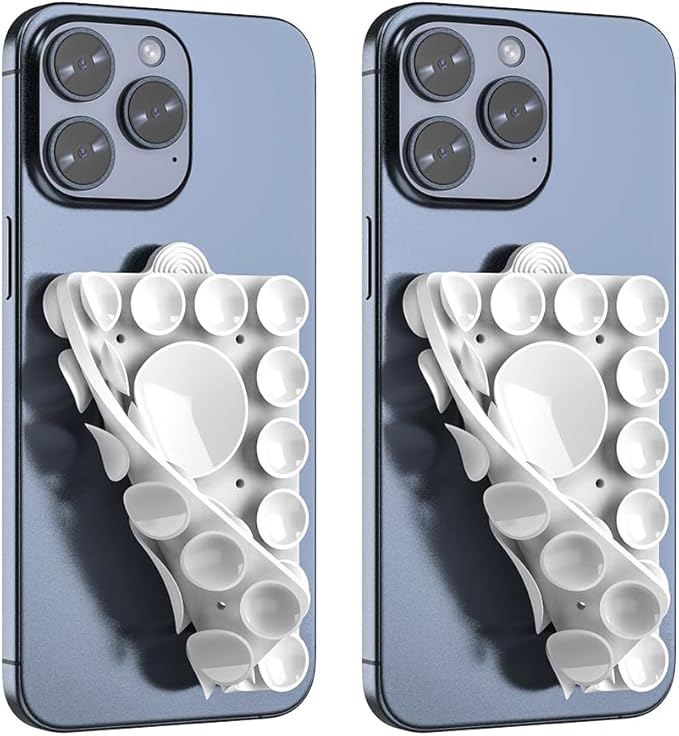 ZYCCER Double Sided Silicone Suction Phone Holder Mount, Compatible by ZYCCER