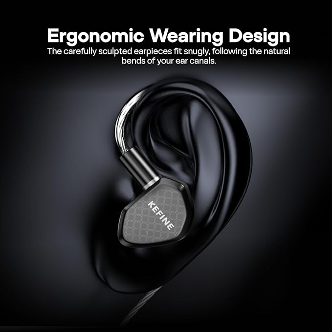 Linsoul Kefine Klean in Ear Monitor, 10mm DLC Diaphragm Dynamic Driver HiFi - Image 7