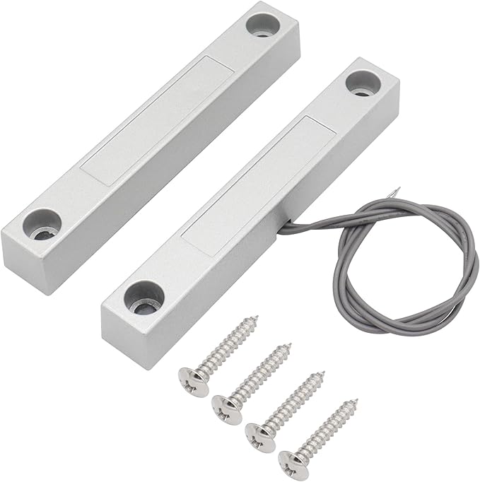 Magnetic Reed Switch Wired Surface Mount Normally Open NO Contact Sensor Alarm by FOCMKEAS