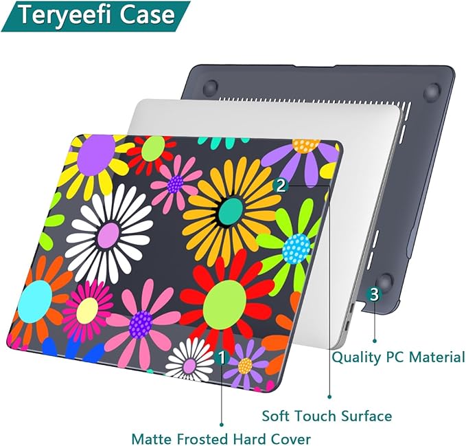 Teryeefi for MacBook Pro 13 inch Case 2025 2024 2022 2021 2019 2018 2017 2016 - Image 5