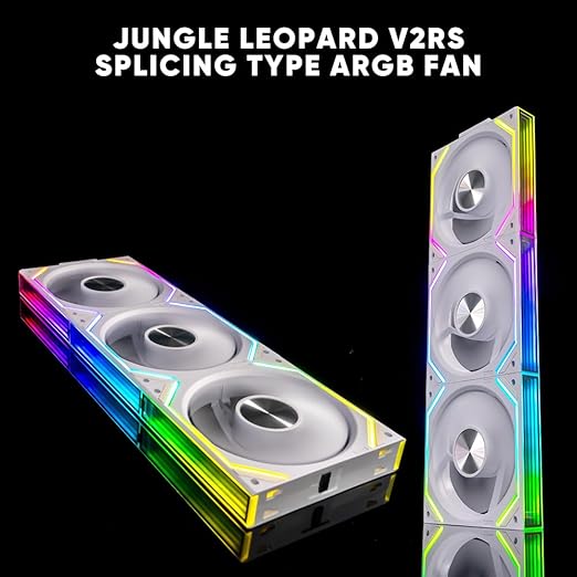 Jungle Leopard Interstellar V2 RS 120mm PC Reverse Blade Case Fan Infinity - Image 8