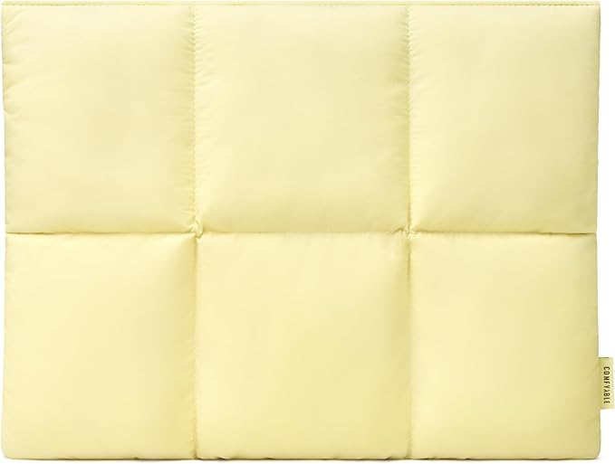 Comfyable Puffy Laptop Sleeve 15 Inch 16 Inch, Quilted Puffer Laptop Carrying by Comfyable