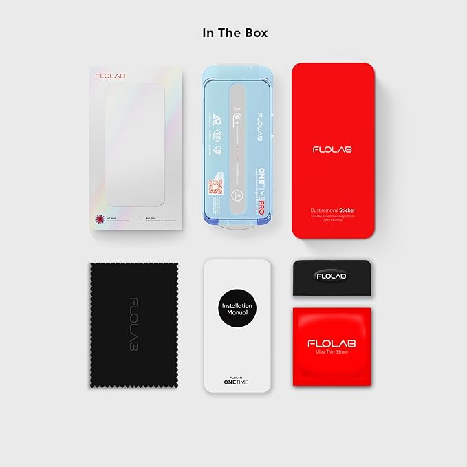 FLOLAB NanoArmour ONETIME PRO for iPhone 15 Pro Screen Protector, - Image 7